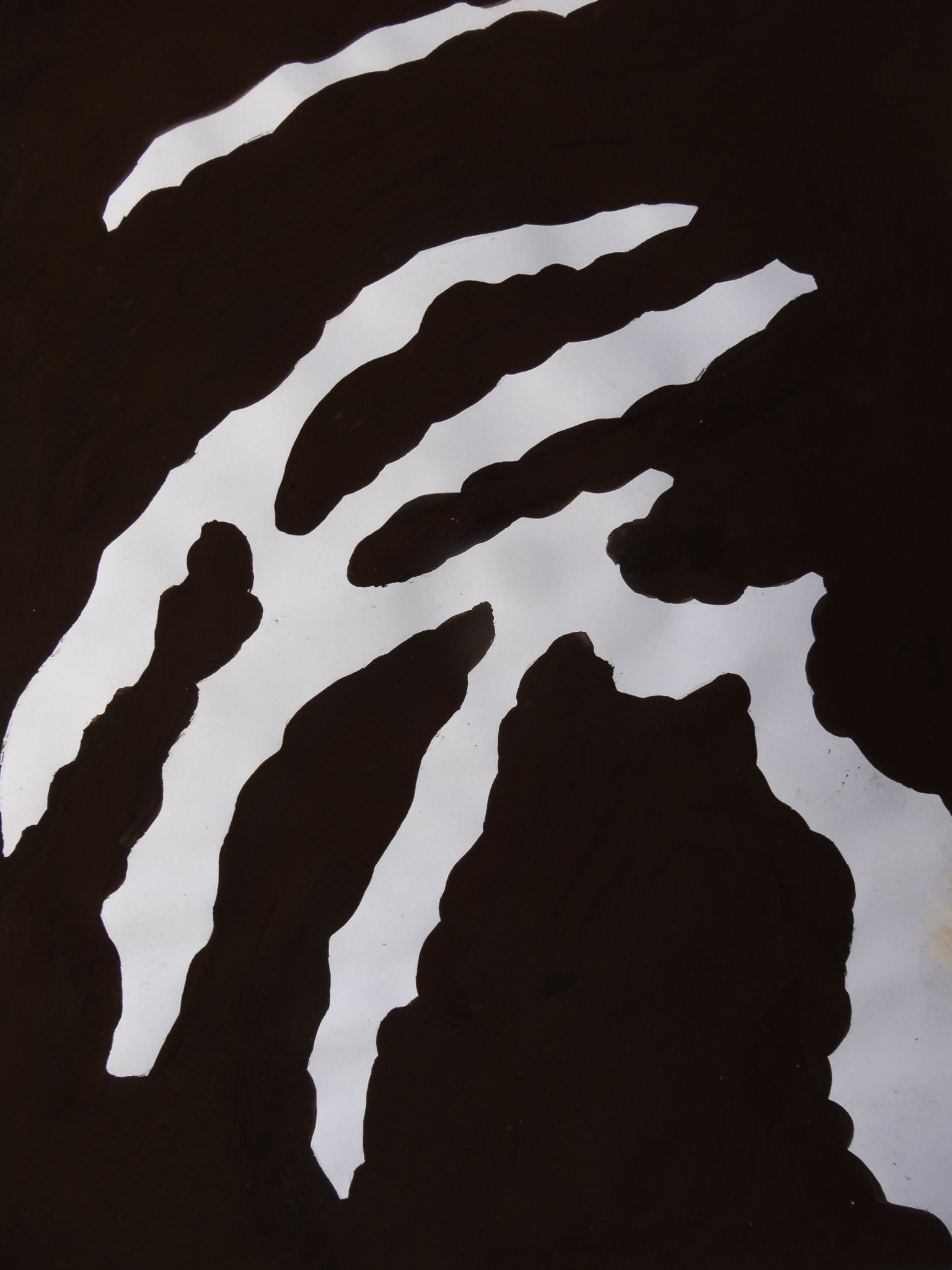 UmbraWeiss05fastfiftyfifty white organic structure in dark umbra